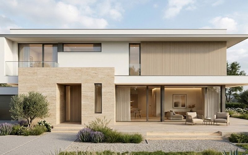 Minimalist Front Elevation Design Idea